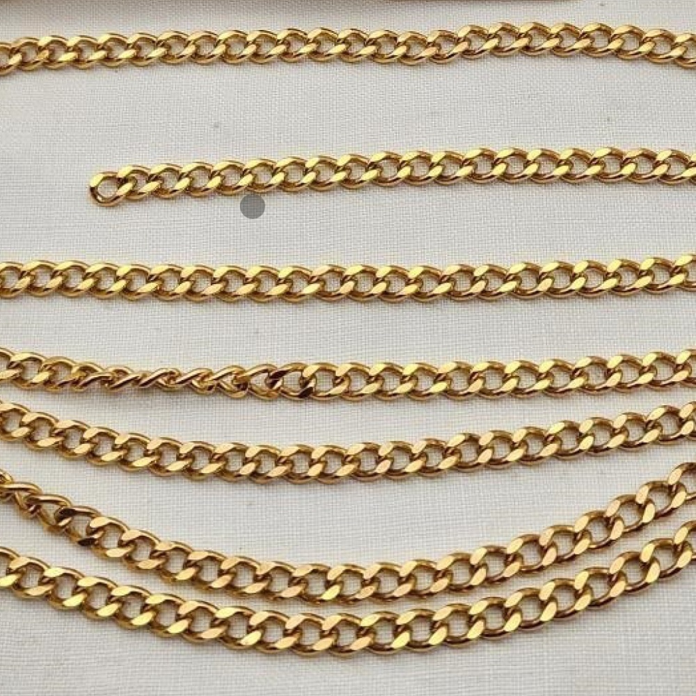 Vintage CHANEL multiple layer golden chain belt